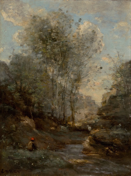 Le Vallon des Chevres Souvenir du Lac de Garde circa 1872