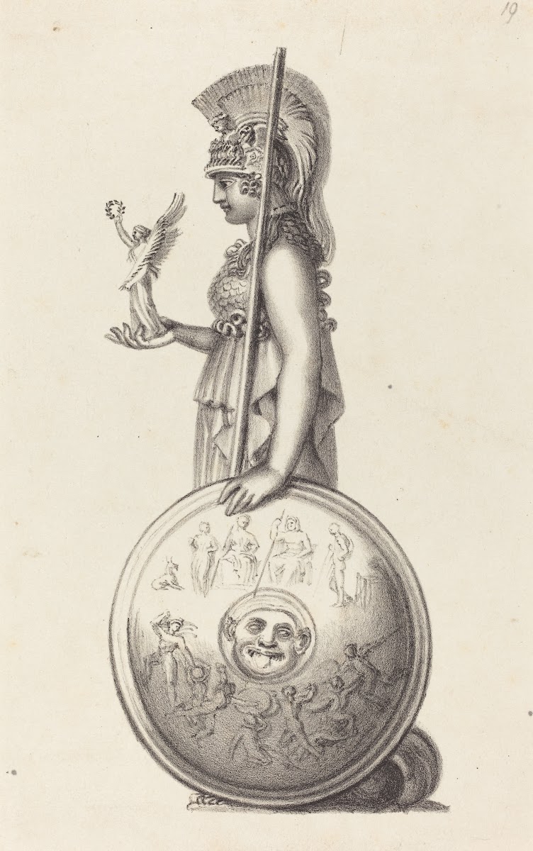 Minerva by Phidas published 1829