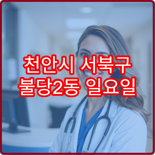 천안시 서북구 불당2동 일요일 소아과 진료 병원 성장 상담 가능
