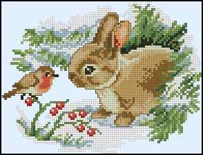 CMP 400760 Bunny With A Bird