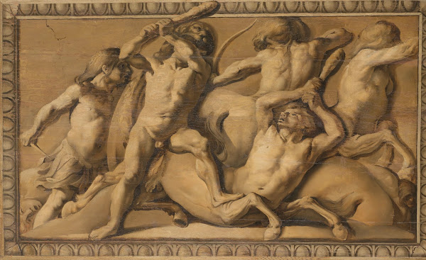 Hercules Slays the Centaurs Jupiter Defeating the Centaurs 1645   1650