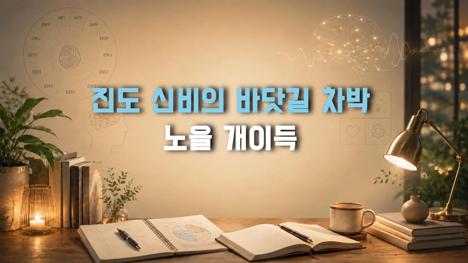 진도 신비의 바닷길 차박 노을 개이득