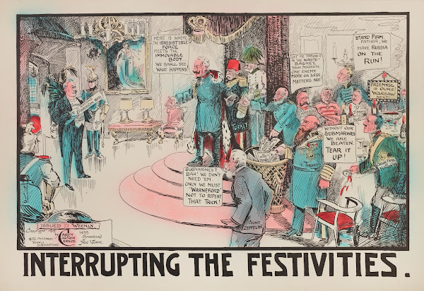 Interrupting the Festivities 1915