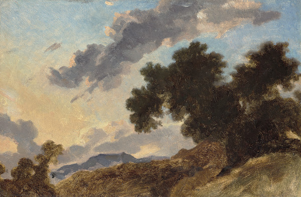 Mountain Landscape at Sunset c 1765