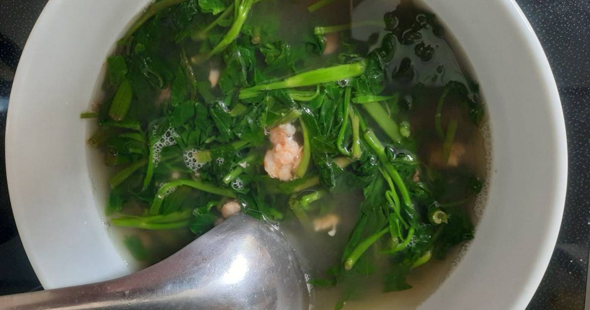 Rau muống nấu tôm