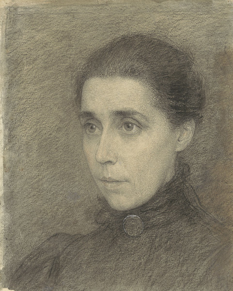 Portret van mevrouw M Bruyel De Favauge 1874   1925