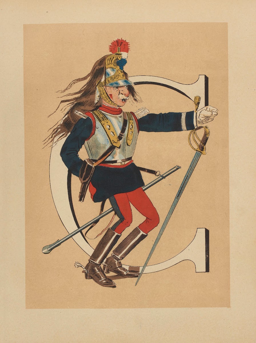 C Cuirassier Chef Descadron 1883