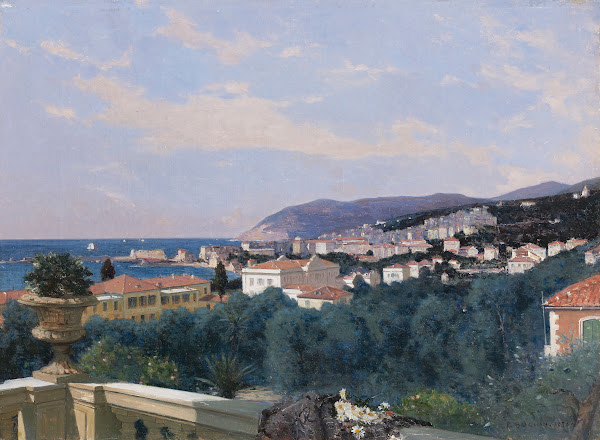 San Remo From The Terraceof Louis Ormond 1878