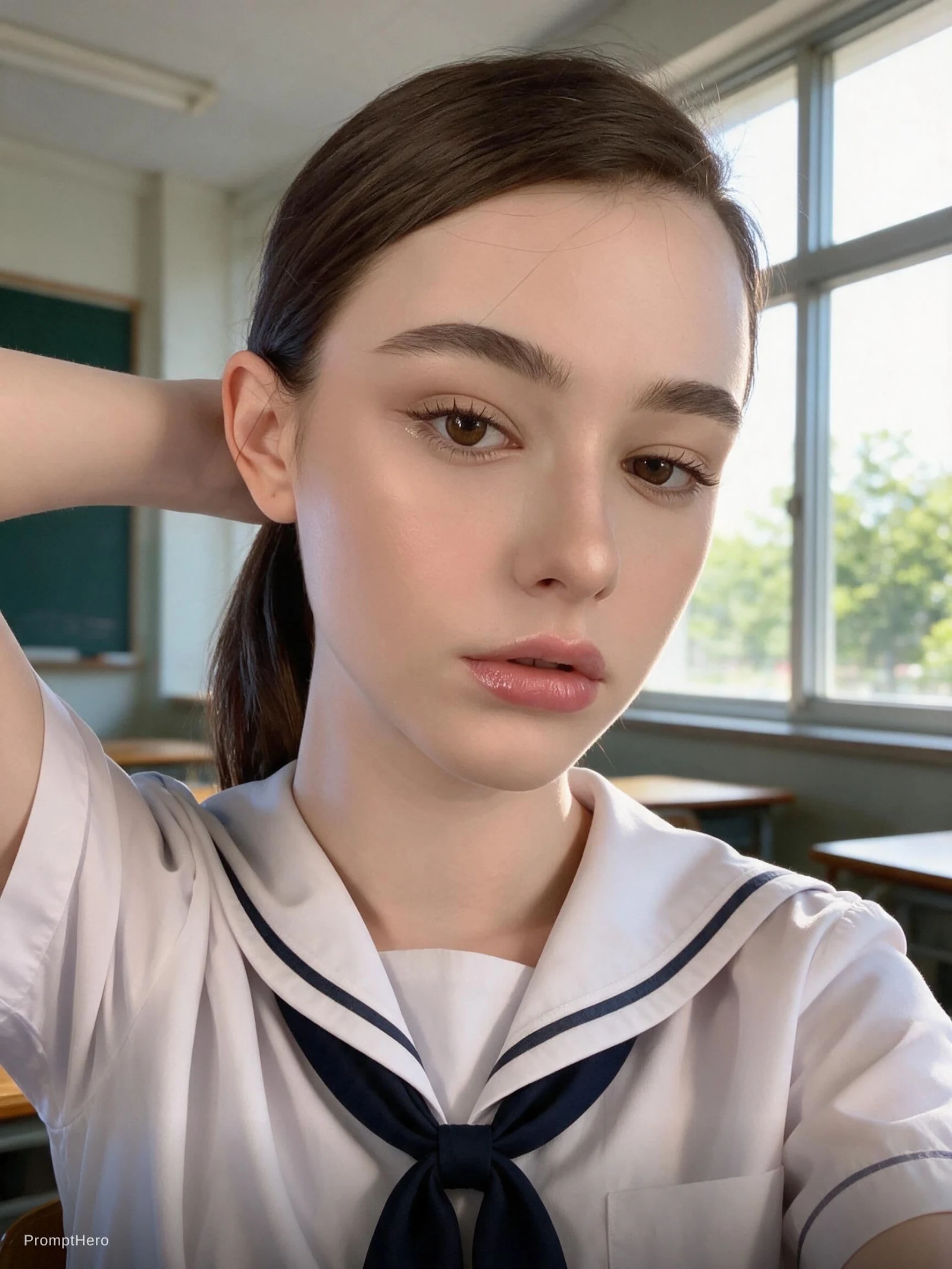 Niña de escuela