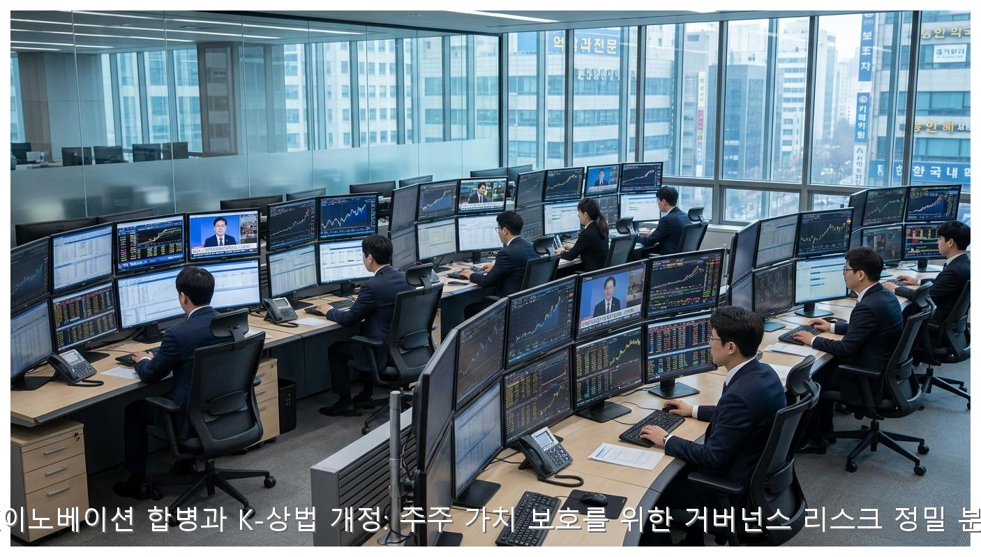 SK이노베이션 합병과 K-상법 개정: 주주 가치 보호를 위한 거버넌스 리스크 정밀 분석 핵심 안내 및 분석 인포그래픽 (8)