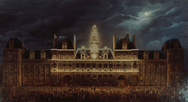 Illumination De LHôTel De Ville Pour La FêTe Du Roi Le 1er Mai 1847 1847