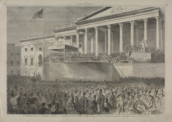The Inauguration of Abraham Lincoln as President of the United States at the Cap