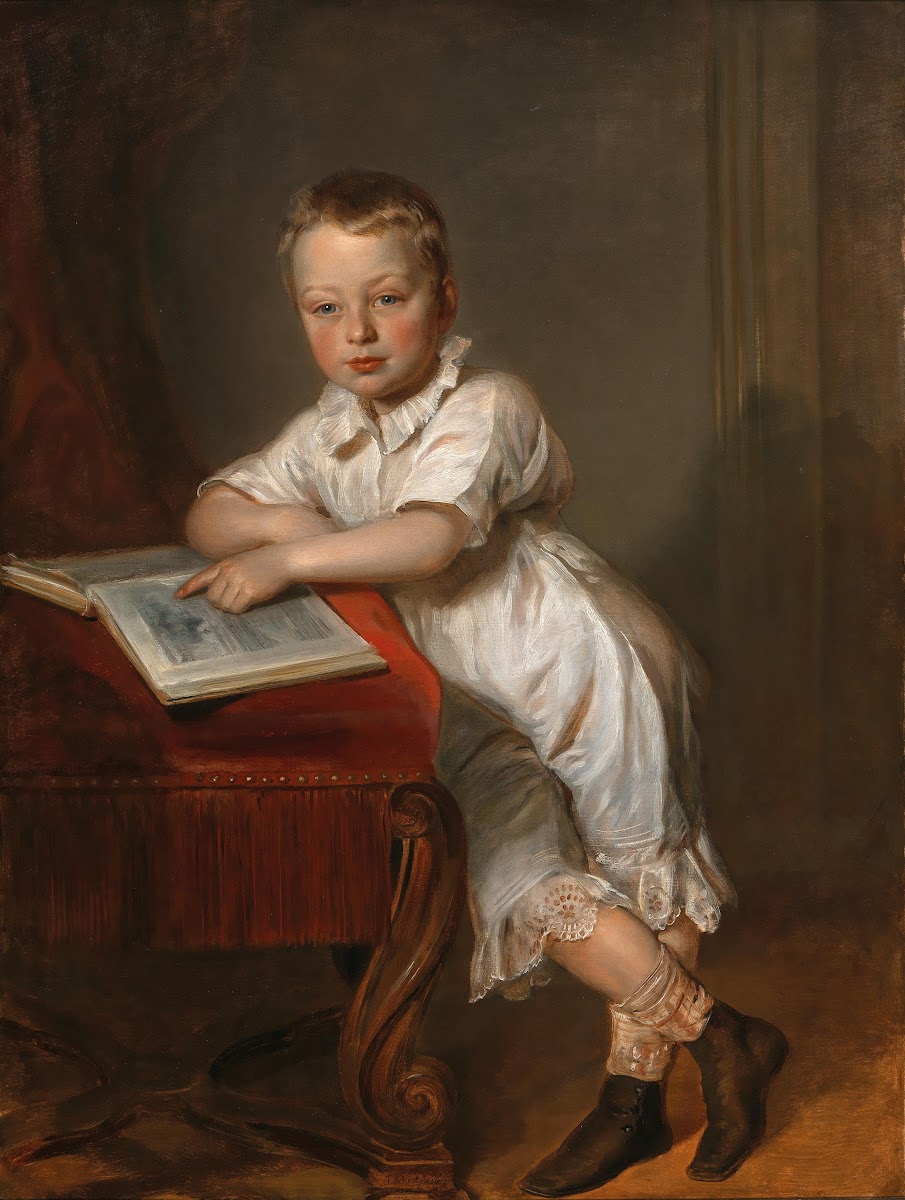A young reader
