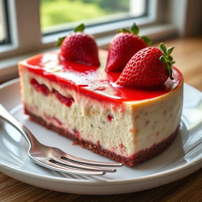 Red Velvet Strawberry Cheesecake Cake Recipe – Easy Homemade Delight