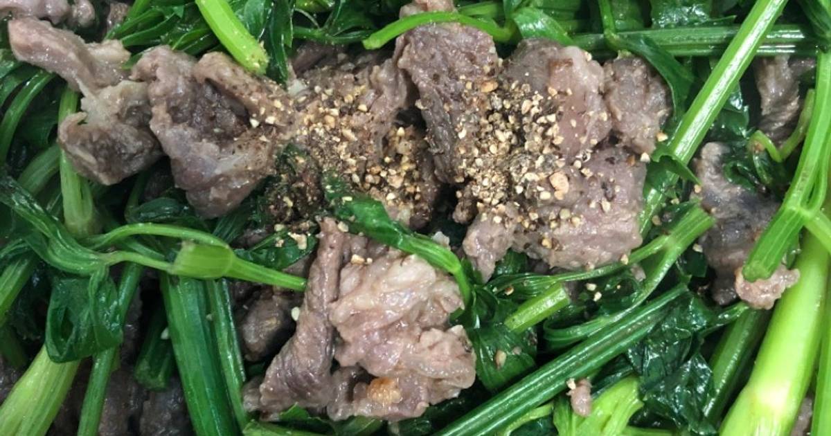 Bò xào rau cần