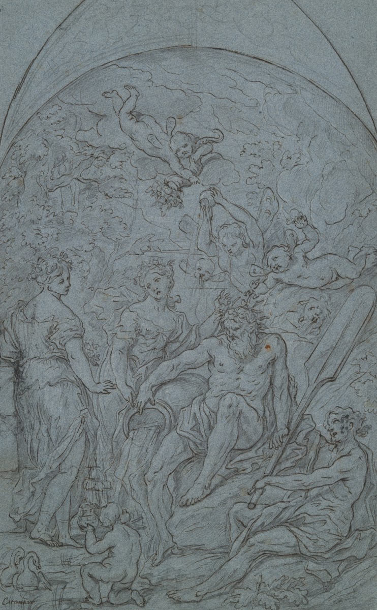 Study for an Allegory with River God andPlenty