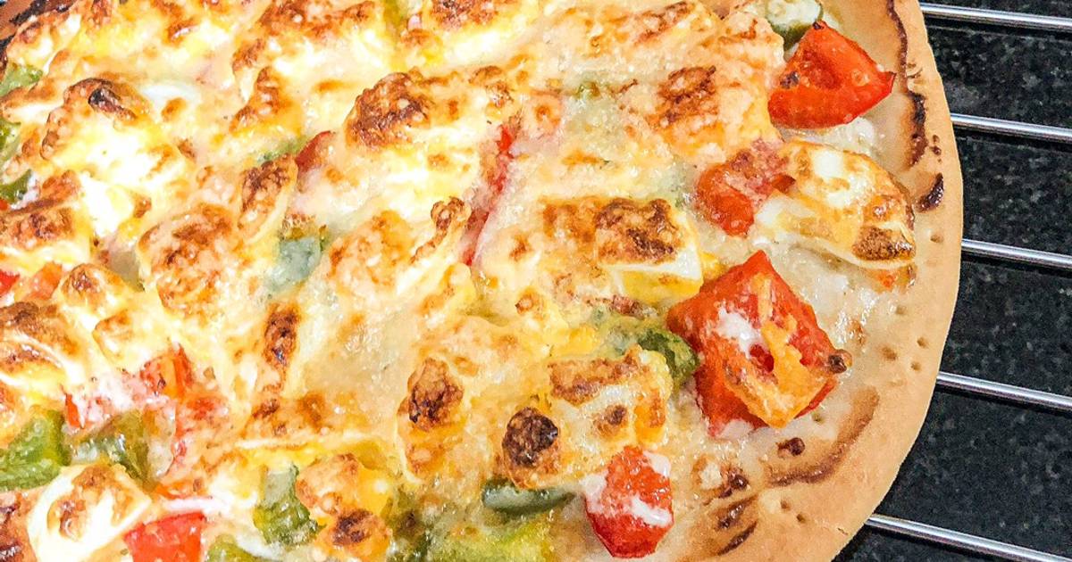 Pizza trứng ngẫu hứng