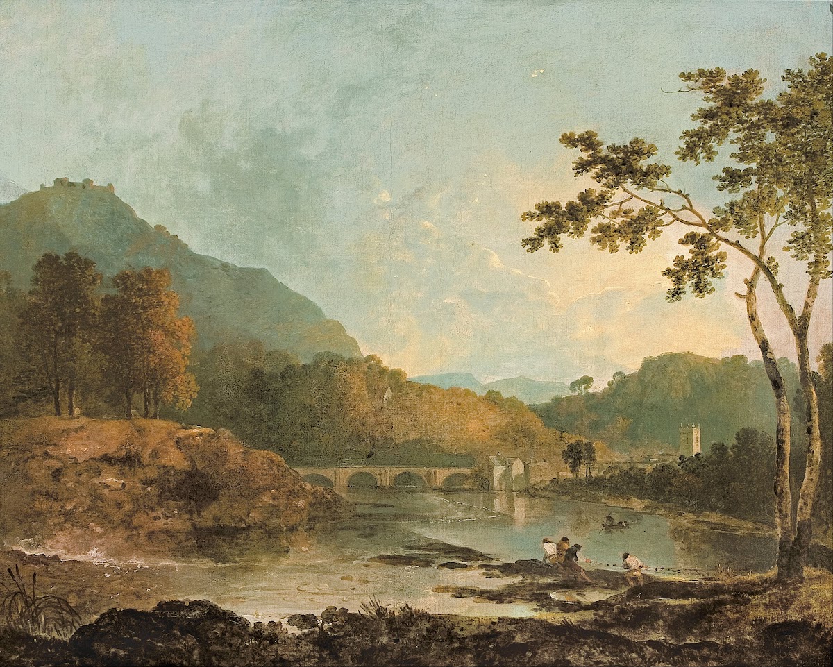 Dinas Bran from Llangollen between circa 1772  1775