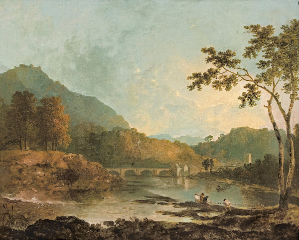 Dinas Bran from Llangollen between circa 1772  1775