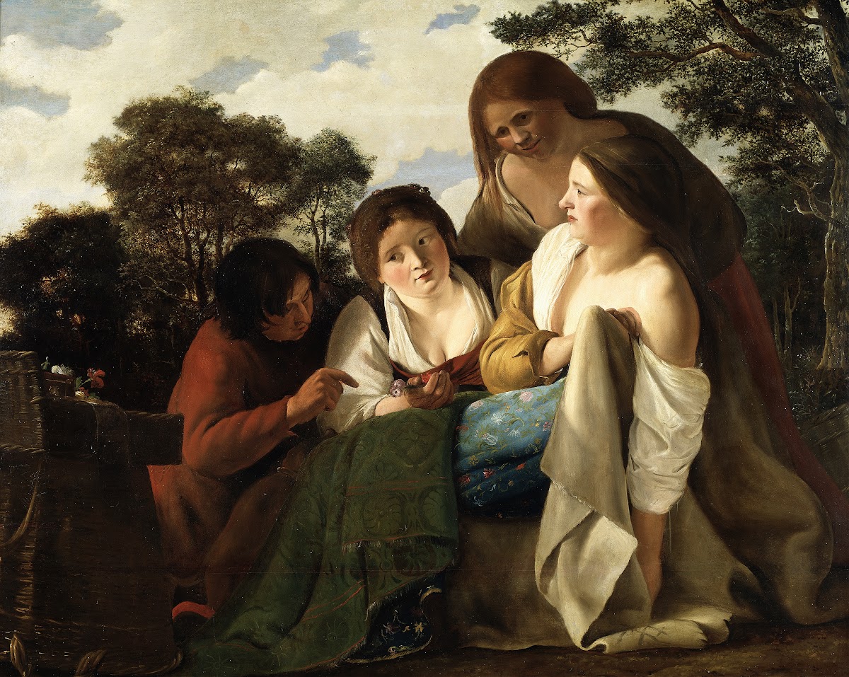 The Flower Vendor 1640