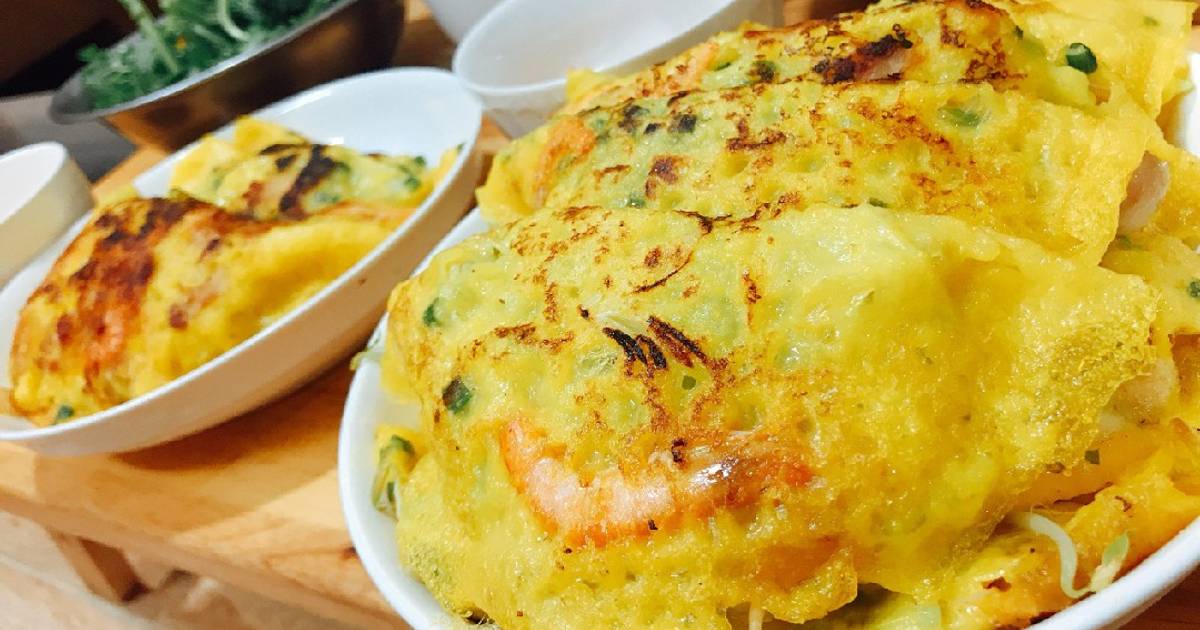 Bánh xèo tôm đất