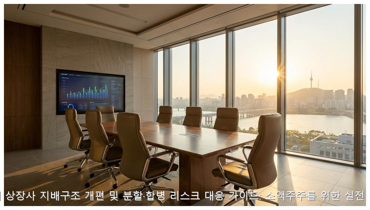 국내 상장사 지배구조 개편 및 분할·합병 리스크 대응 가이드: 소액주주를 위한 실전 전략 핵심 안내 및 분석 인포그래픽 (7)