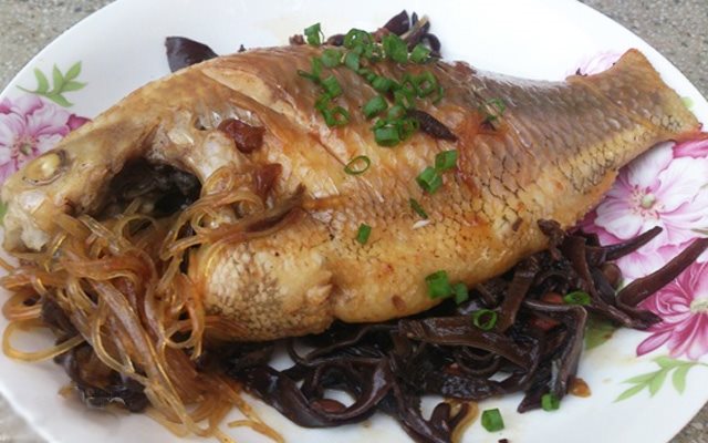 Cá Diêu Hồng Hấp Tương Hột