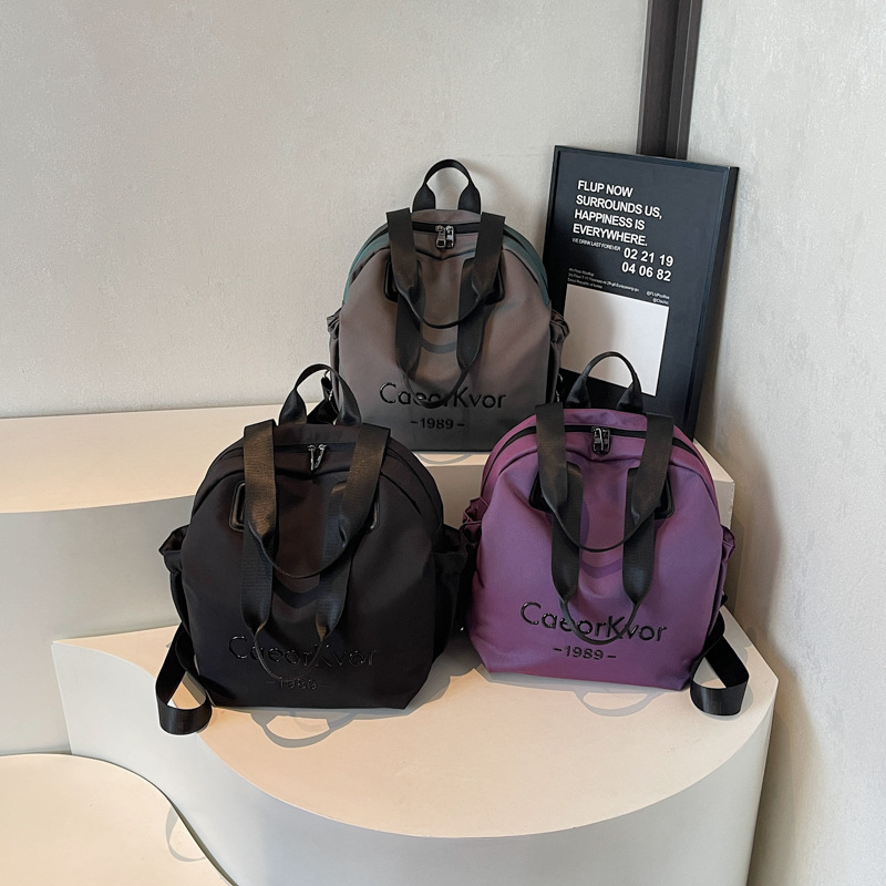 Women's backpack, lightweight, large capacity, 8 inches