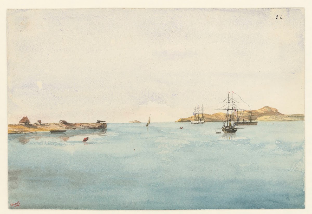 25 aquarelles par Auguste Mouillesaux de Bernières Pl22 1879