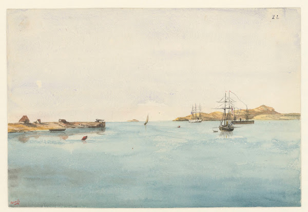 25 aquarelles par Auguste Mouillesaux de Bernières Pl22 1879