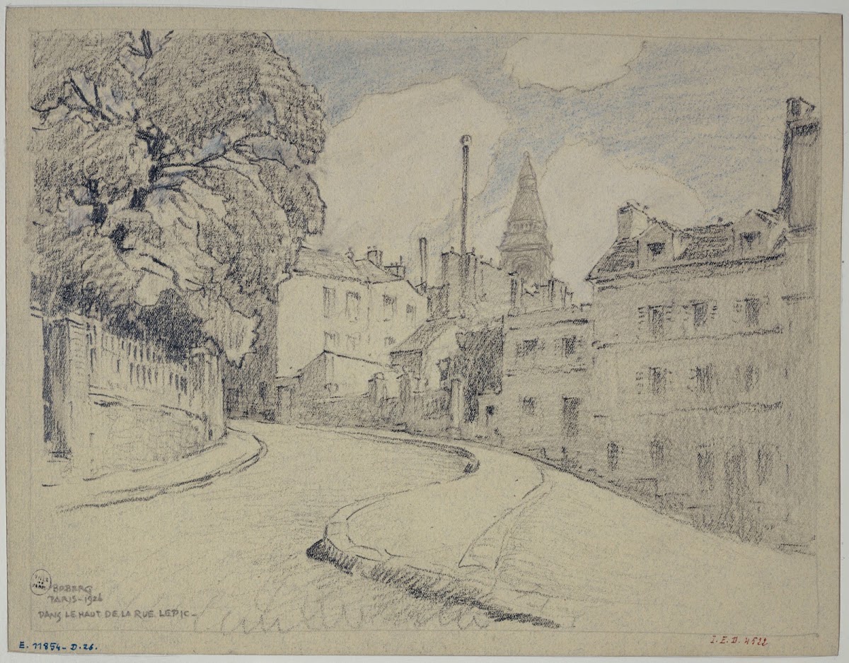 Rue Lepic à Montmartre 1926