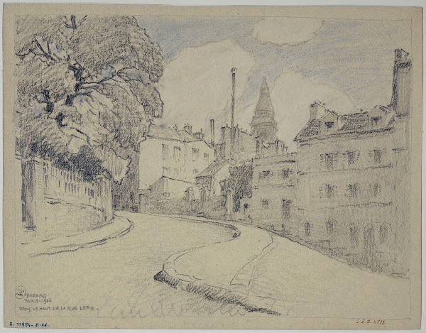 Rue Lepic à Montmartre 1926