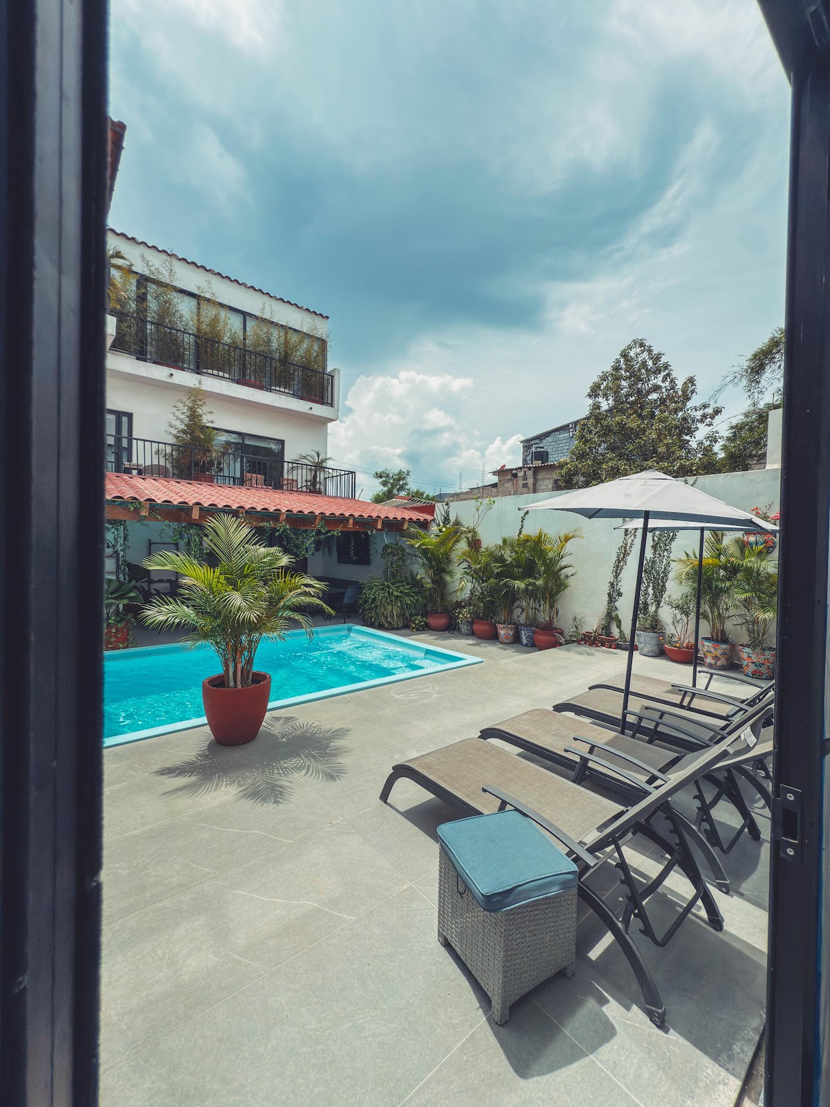 Villa Luna — exterior with private balconies