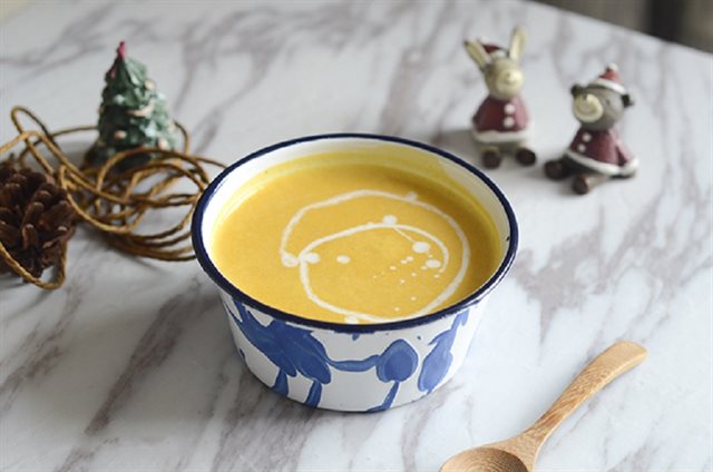 Soup Bí Đỏ Sữa Dừa Hương Cà Ri