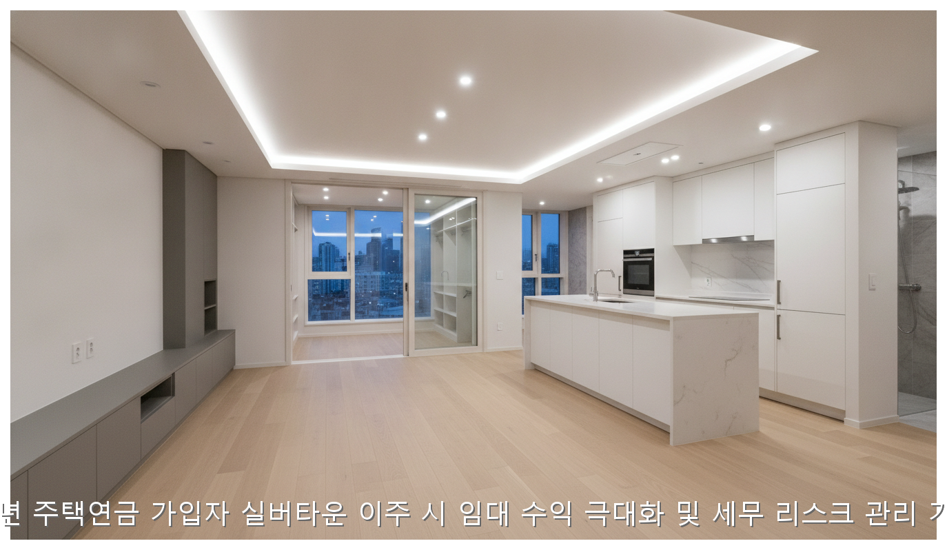 2026년 주택연금 가입자 실버타운 이주 시 임대 수익 극대화 및 세무 리스크 관리 가이드 핵심 안내 및 분석 인포그래픽 (8)