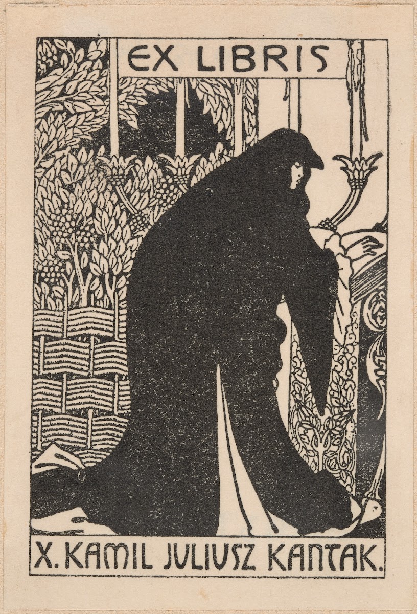 Bookplate of Father Kamil JuIIan Kantanek 1881 1976 1905 1910
