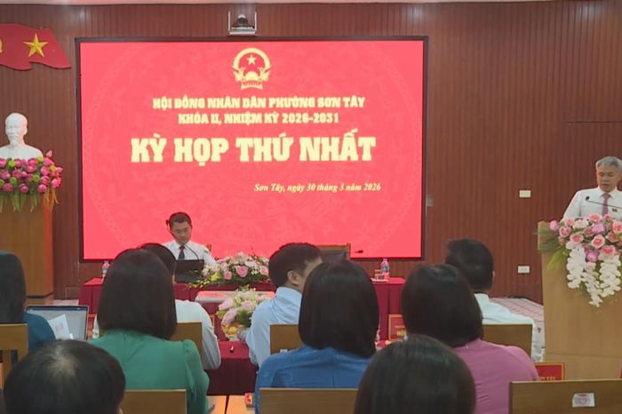 Phường Sơn Tây kiện toàn nhân sự chủ chốt nhiệm kỳ mới - Đài Phát thanh và truyền hình Hà Nội