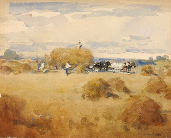 Haymaking Scene