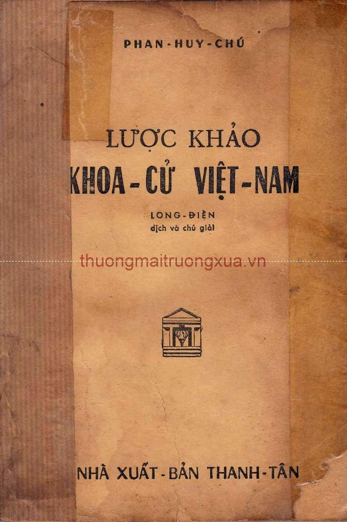 Lược khảo khoa cử Việt Nam (1968) - Trang 1