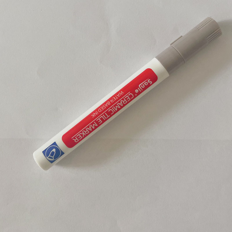 Grout marker for ceramic tiles in various colors