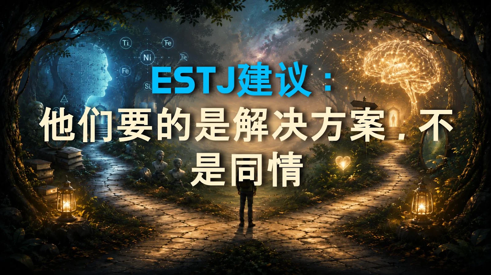 ESTJ建议：他们要的是解决方案，不是同情