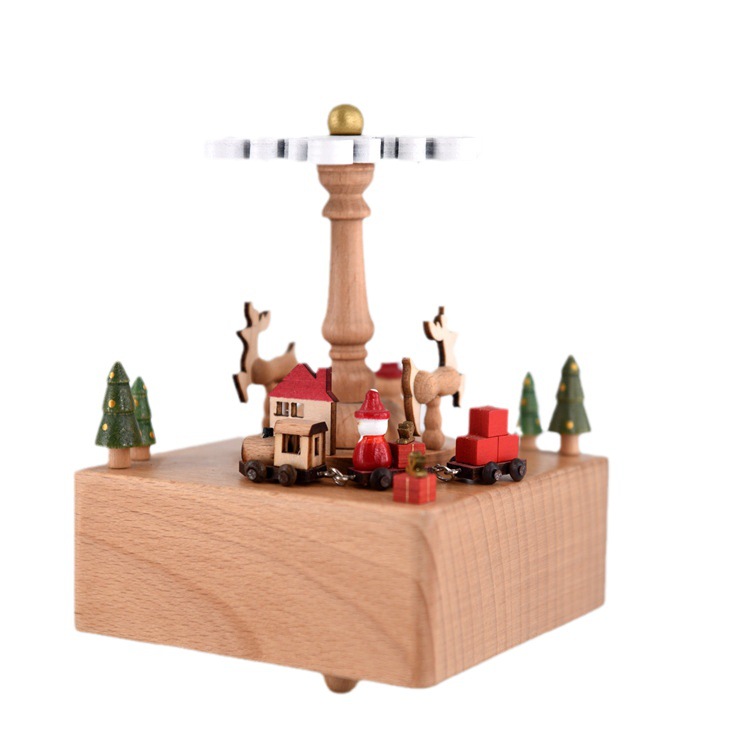 Solid Wood Music Box made of Beech