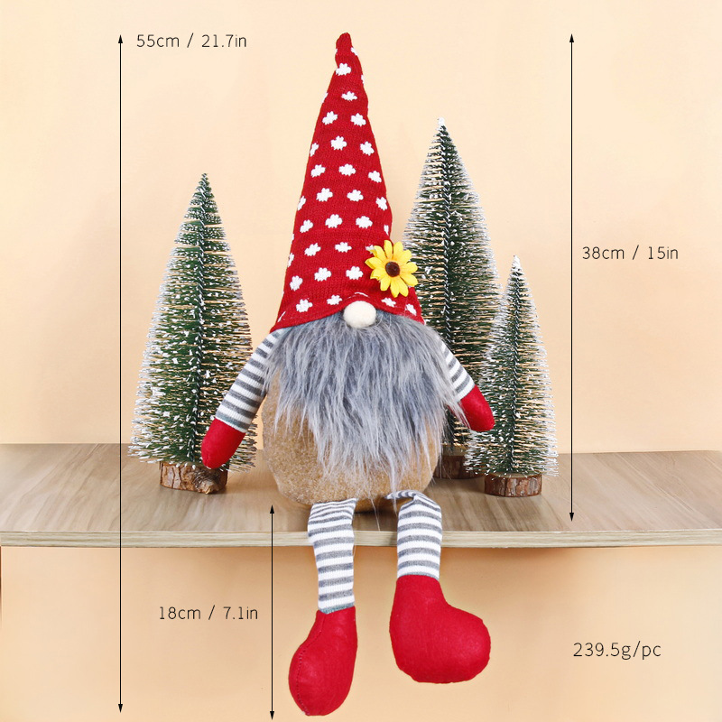 Christmas elf figure, decorative fabric doll