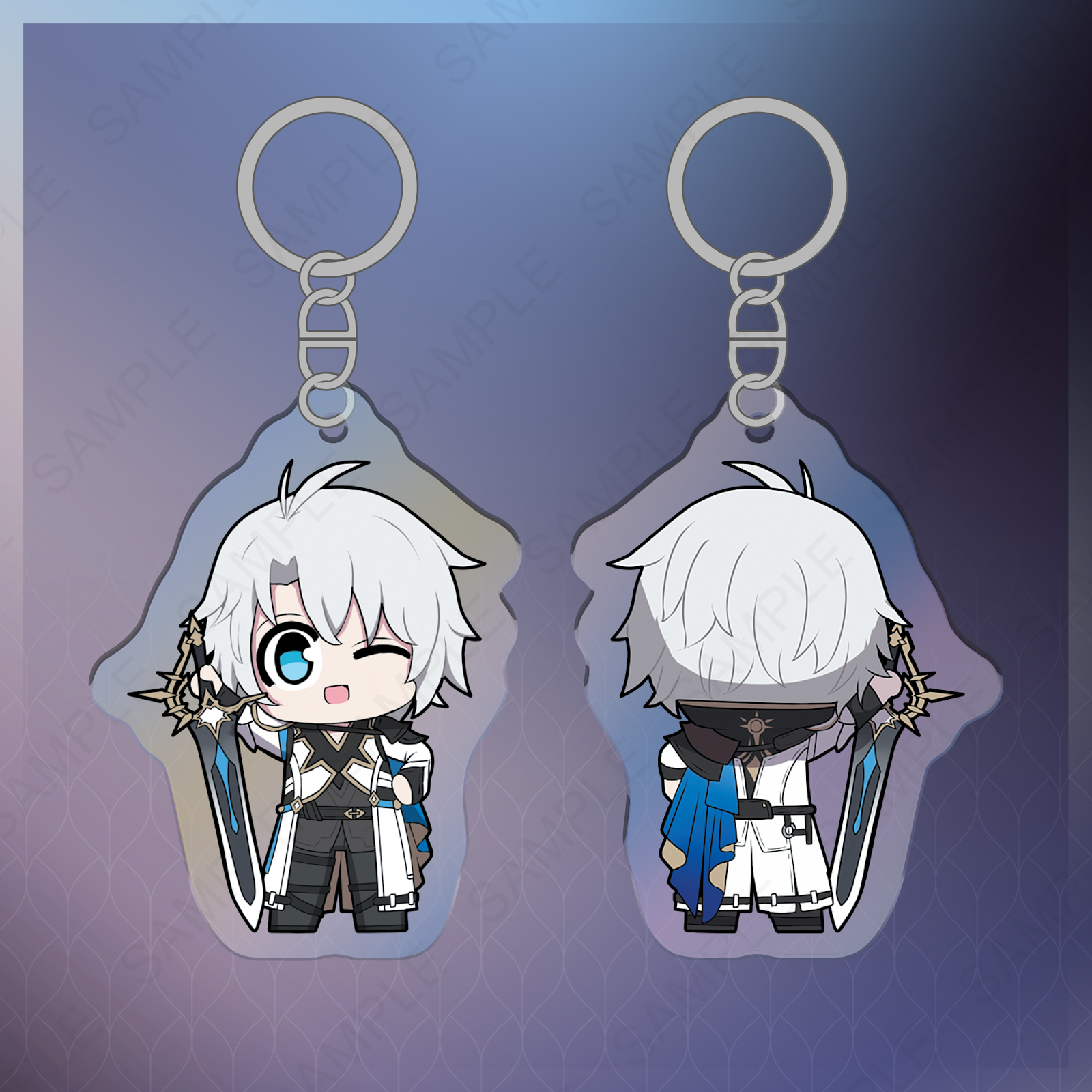 Phainon Iridescent Keychain by Marin Liekuriva