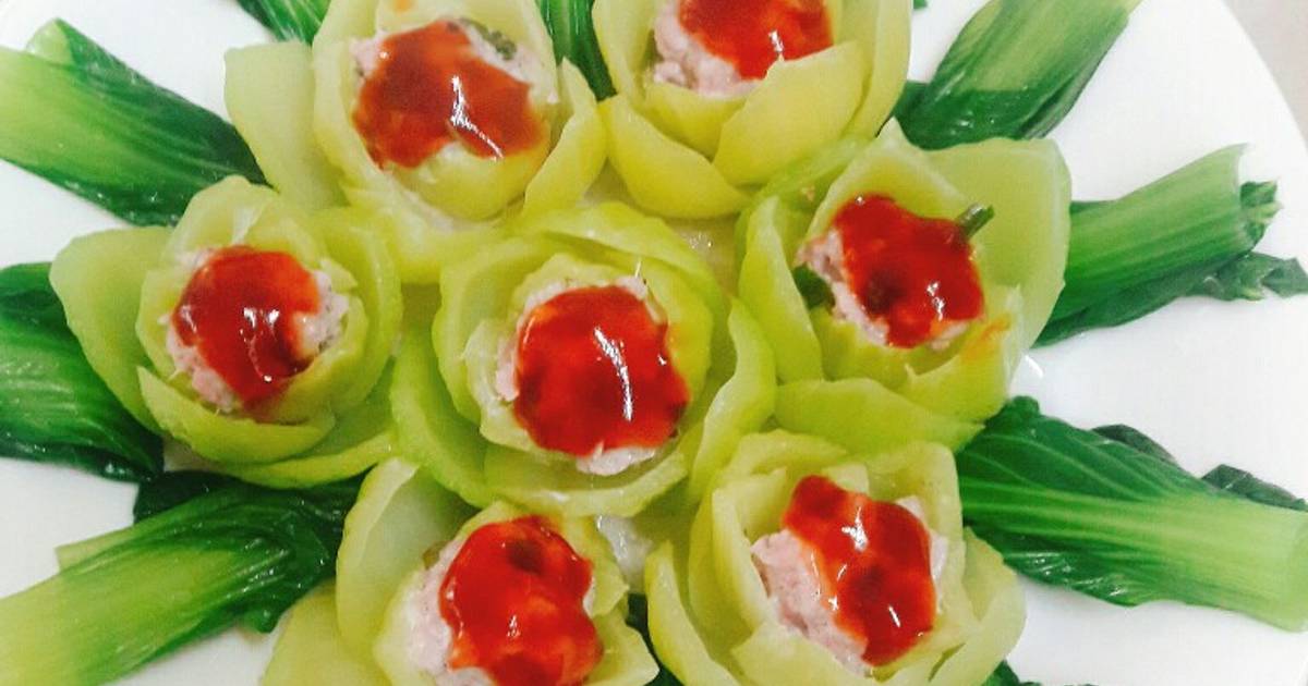 Thịt nhồi cải thìa