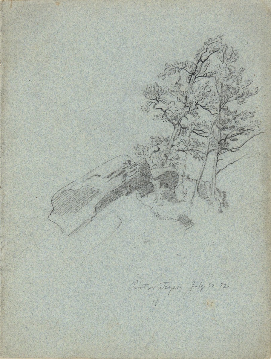 Point on Traps July 30 72 from asketchbook 1872