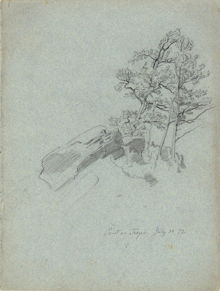 Point on Traps July 30 72 from asketchbook 1872