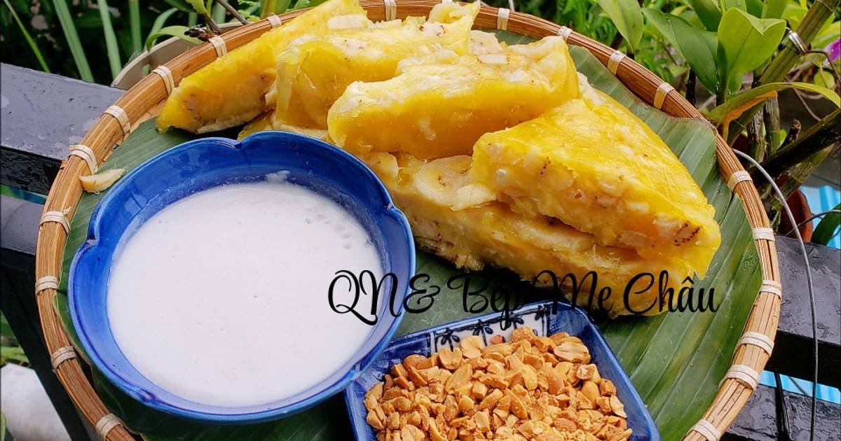 Bánh chuối hấp nước cốt dừa