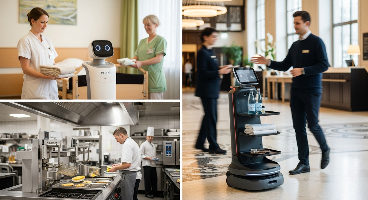 Roboter statt Mitarbeiter: Operative Effizienz durch Integration