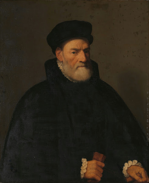 Portrait of an Old Man probably Vercellino Olivazzi Senator from Bergamo 1560